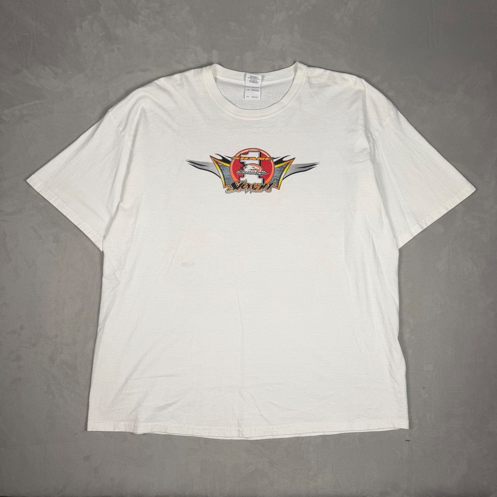 Y2K Mens Shane Stewart Screamin Eagle Racing Sprint Car Graphic Tee 2XL